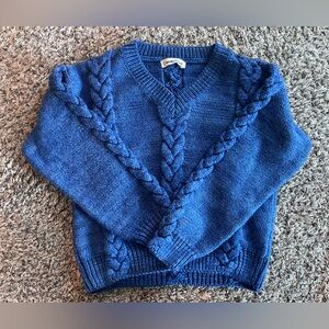 Misha And Puff Blue Kids Sweater